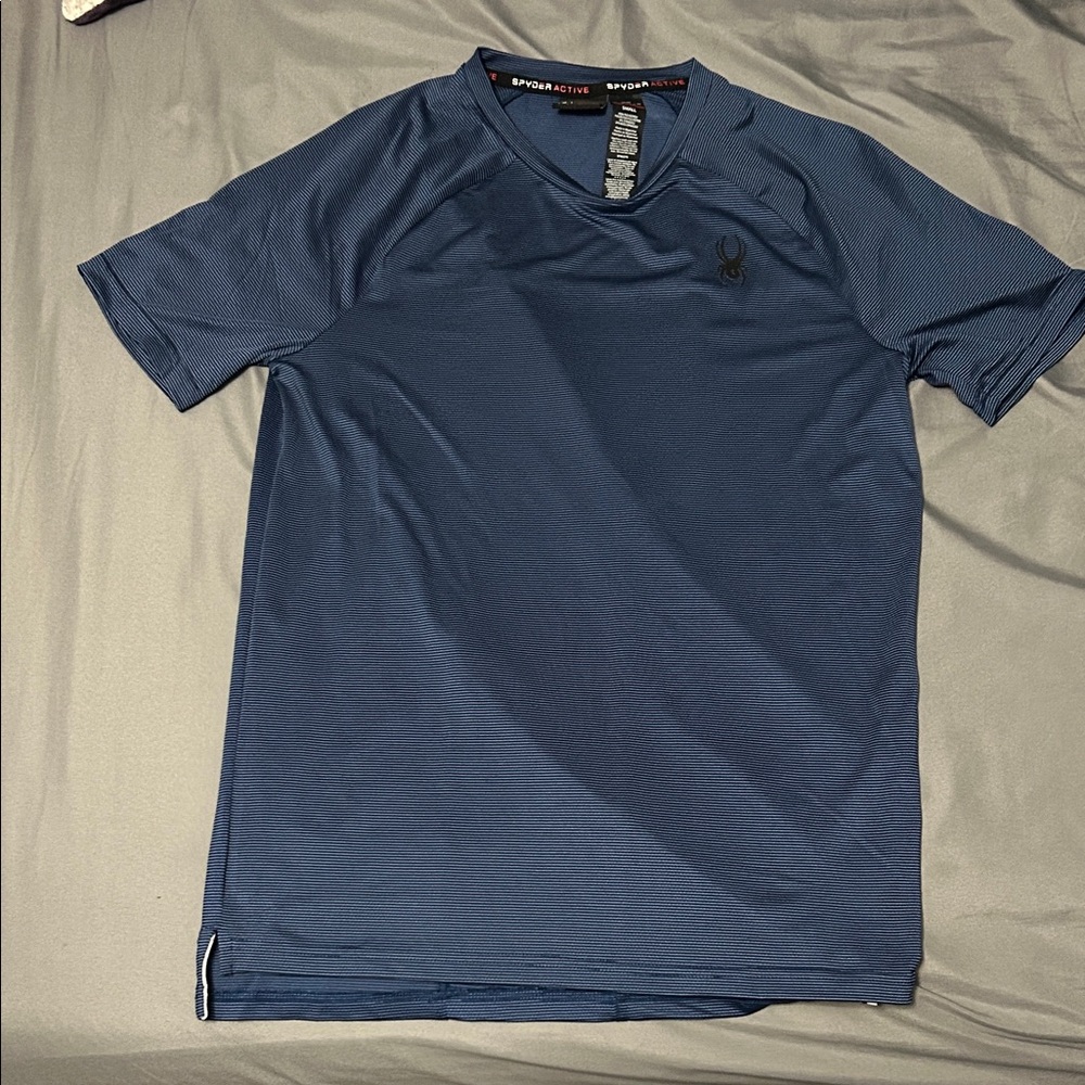 Spyder Men's Navy Short Sleeve Active Tee